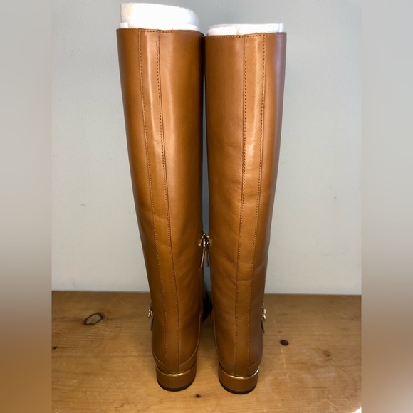 New Tory Burch Sofia Riding Boot Festival Brown Size 6 Extended Calf - Picture 5 of 11